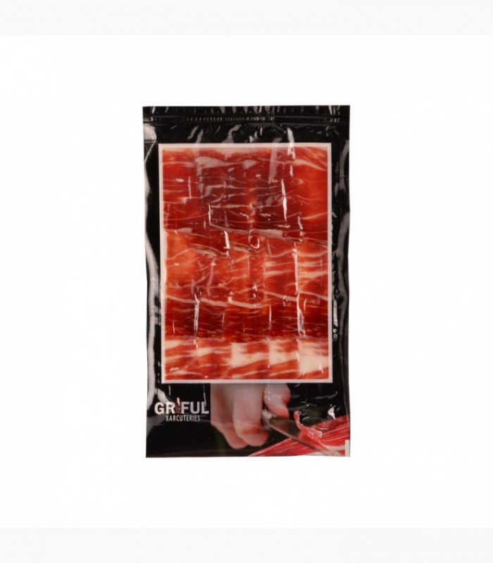 JAMÓN IBÉRICO JUAN MANUEL CORTADO A CUCHILLO (100 GR)